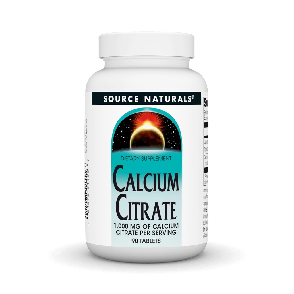 SOURCE NATURALSuba Citrate 1,000 mg of Kalsiyum per Service, 90 Count