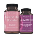 Biotin & Resveratrol, Saç ve Nail Büyüme Tamamı, 120 Capsules (60 Hizmet) & Resveratrol 500 mg, Sağlıklı Ağlama ve Immune System