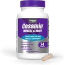 Nutramax Cosamin® Kas & Ortak, Cartilage Breakdown'u yaratmak için çalışır, Ortakları korur ve Kas Soreness'i azaltır, 74 Capsules