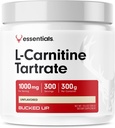 Bucked Up L-Carnitine Tartrate 1000 mg Toz, Essentials (300 Hizmet)