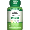 Nature's Truth Adult ABC Complete Multivitamin for Men and Women 