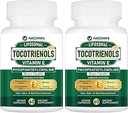 1200MG Vitamini E Tocotrienols Liposomal Tocotrienols Supplement with Phosphatidylcholine,% 95 Delta-tocotrienols and% 5 Gamma-tocotrienols, High Abxia for Heart, Brain Function 120 Capsules