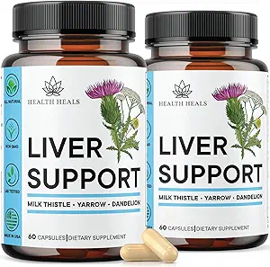Liver Cleanse & Tamir Formula - Herbal Liver Support Supplement with Milk Thistle Dandelion Root Turmeric, Artichoke Extract for Liver Health - 120
