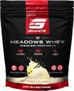 Granite Supplements The Meadows Whey Protein Isolate Protein Powder for Lean Muscle with 150 Calories, 2g Fiber, 1g Sugar (30 Servings), Vanilla Ice Cream Flavor