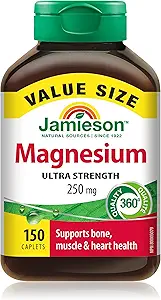 Jamieson Μαγνήσιο 250 mg, 150 αμπούλες Μέγεθος Αξίας