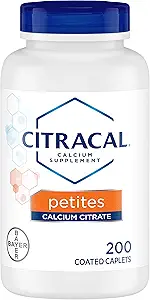 Citracaluba Citrate + D3 Petites Tabletleri - 200 ct, 4 Paket