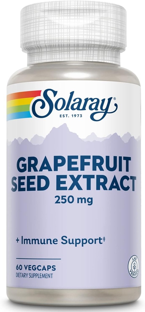SOLARAY Garantili Potency Grapetre Seed Extract, Veg Cap (Btl-Plastik) 250 mg | 60ct