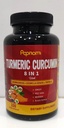 Turmeric Curcumin Capsules - Ashwagandha, Boswellia, Triphala, Ginger, Holy Basil, Moringa ve Black Pepper - 150 Pills 5 Ay Supply