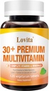 Lovita Premium Πολυβιταμίνη για Ενήλικες 30+ με Ένζυμα, Κουρκουμάς & Πλήρης υποστήριξη θρεπτικών συστατικών - 120 χορτοφαγικά δισκία