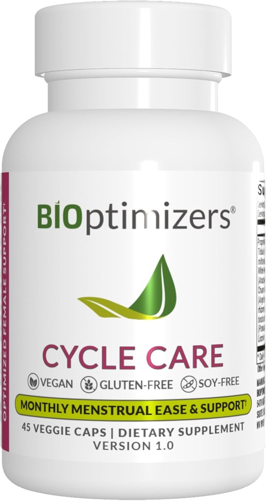 BIOptimizers - Çevrim Desteği - Kadınlar için Dönem Destek Supplement - Bloating and Cramping Menstrual Relief - 45 Capsules