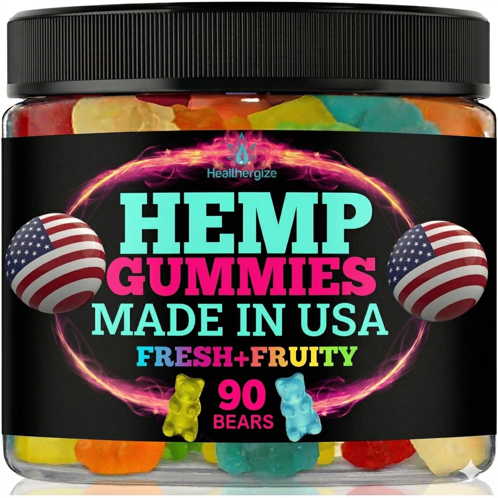 Omp Gummies for Relaxation and Rest-Doğal Hemp Oil Gummies, Fresh Fruity Flavors Tasty Relief-Made in USA-High Potency Gummy Edibles-Extra Strength 90 Bears