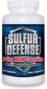 Sulfur Defense Opti-MSM 99.9% Pure MSM Powder Capsules, Made in USA, Organic Methylsulfonylmethane, Non-GMO, Gluten-Free, Immune System Booster, Soothes Joint Pain, Younger Skin, Hair, Nails, 90 caps