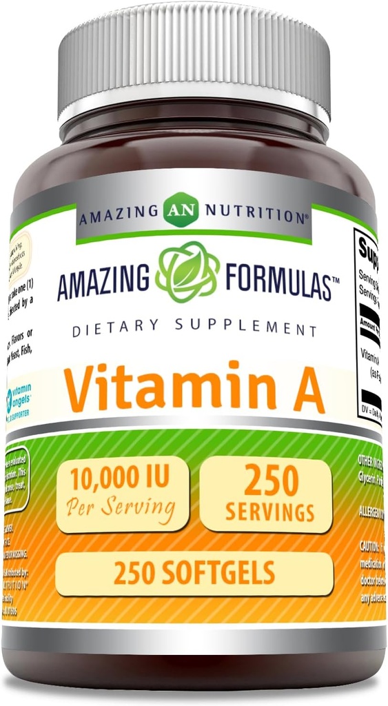 Amazing Formulas Vitamin A 10000 IU Supplement 