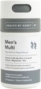 Health by Habit Mens Multi Supplement (60 Κάψουλες) - 23 Ουσιώδεις Βιταμίνες και Ορυκτά, Υποστηρίζει Γενική Υγεία & Ευεξία, Μη ΓΤΟ, Χωρίς Ζάχαρη (1 Συσκευασία)