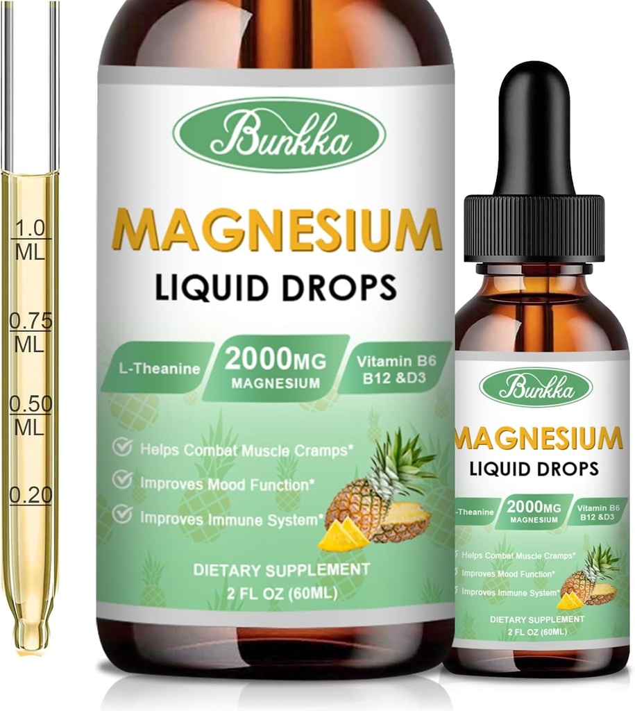 Magnezyum Glycinate Supplement, Magnezyum Glycinate, Magnezyum Citrate, Vitamin - 30 Day Supply Magnezyum