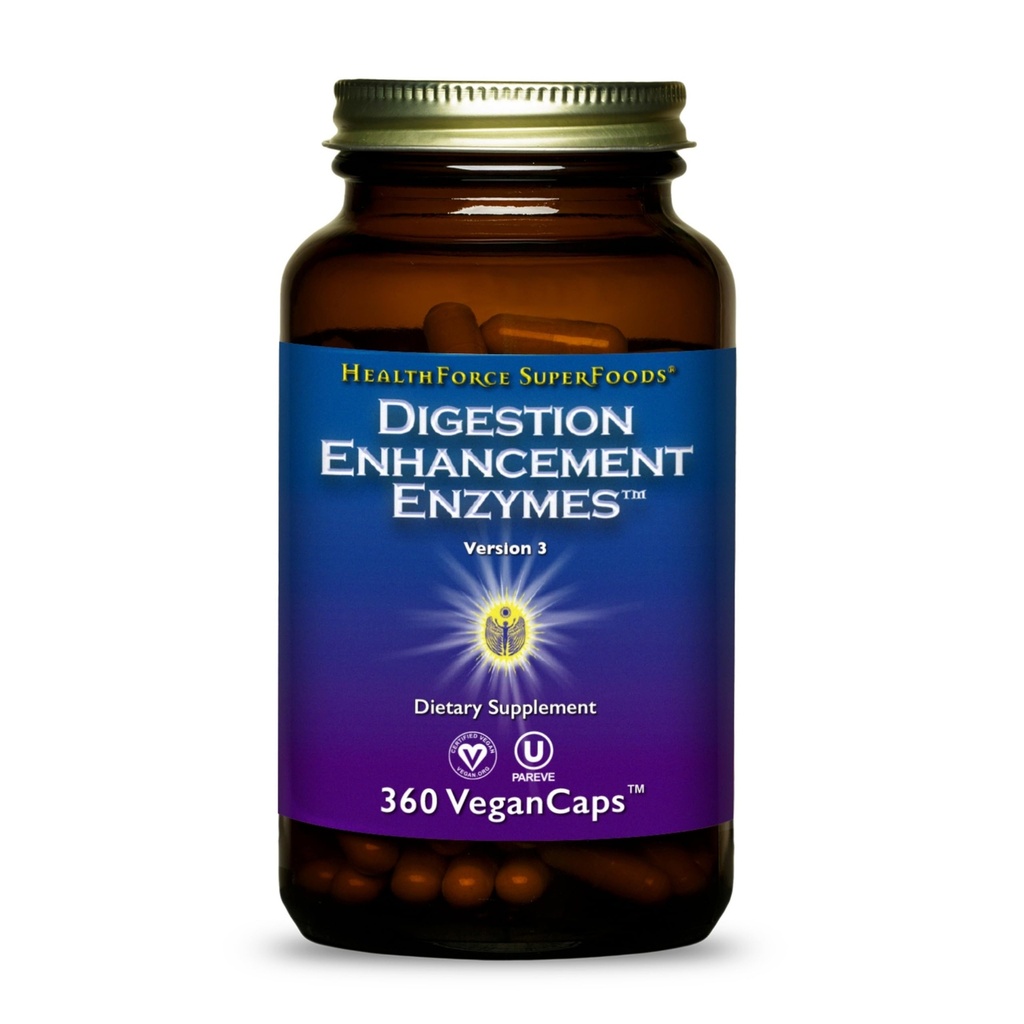 SAFORCE SFOODS Enzymes - 360 Vegan Capsules