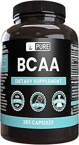 Pure Original Materialss BCAA (365 Capsules) Magnezyum Or Rice Fillers, Always Pure, Lab TY