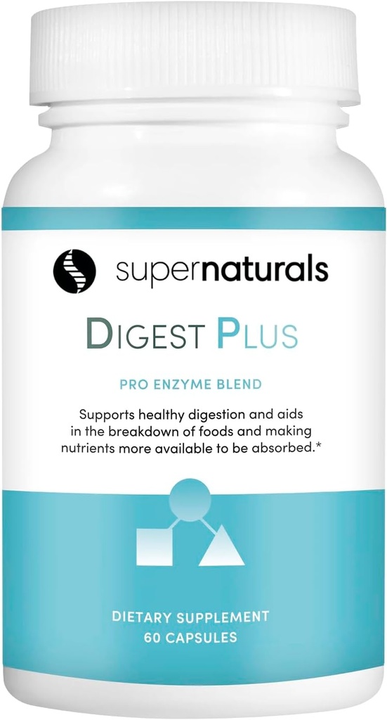 Digest Plus, Erkekler için Gut Health, Digestion Supplement, Digestive Enzymes, Gut Health for Women, Gas & Bloating Relief, Premium Gut Healths Supplement, 60 Caps