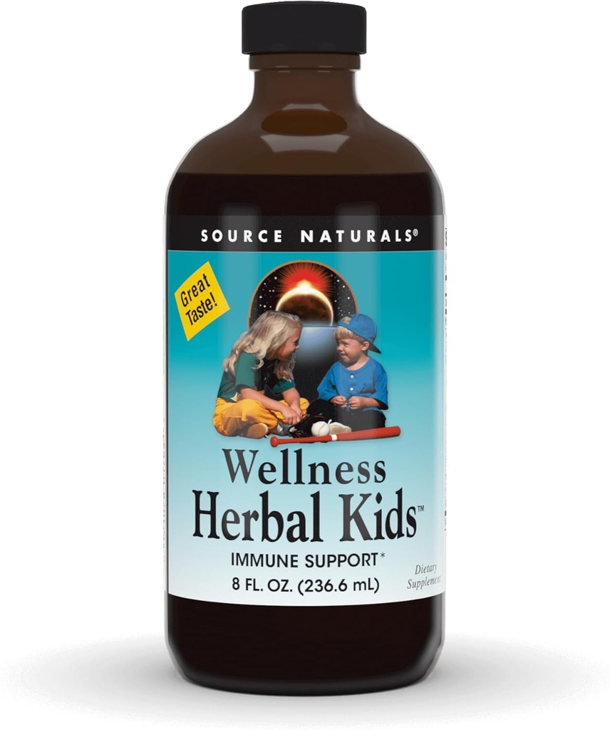 Source Naturals Wellness Herbal Kids, για την υποστήριξη ανοσοποιητικού συστήματος* - 8 Fluid oz
