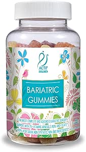 ACTIF Organic Bariatric Gummies with 25+ Organik Vitamins and Minerals for Bariatric Surgery, Advanced Formula - Non GMO, 90 Count