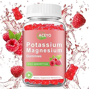 Κάλιο Μαγνήσιο Gummies για ενήλικες παιδιά Υψηλής Απορρόφησης Πόδι Κράμπες & Μυική Υγεία Ανοσοποιητικό Υγεία Βατόμουρο Μαγνήσιο Gummies Chewable Gummy Συμπλήρωμα Vegan Μη-GMO