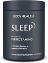 BodyHealth Sleep, Sleep Aid and Supplement for Yetişkinler with 3 mg Melatonin, Non-Habit Form Pills PerfectAmino - 90 Capsules