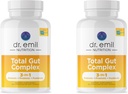 DR. EMIL NUTRITION Total Gut Health Complex - Prebiyotik + Probiyotik + Postbiyotik Gut Health Supplements for Women and Men - Probiyotiks for Digestive Health & Gut Health, 120 Capsules
