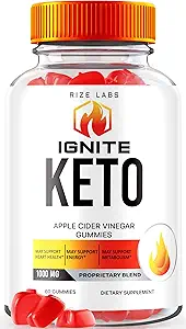 Laboratuarları (Üç Ignite Keto ACV Gummies, Gelişmiş Kilo Kaybı için, Keto Ignite Supplement (180 Gummies)