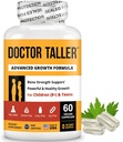 NuEn İyi Doktor Taller - Bone Strength Supports, Geliştirilmiş Immune System - Tozlu, D3 Vitamin K2, Amino Asits & Herbs for Children (8+) - 60 Vegan Capsules | 1 Ay Supply