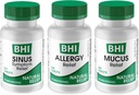 MediNatura BHI Multi Symptom Flare-Up Defense Bundle Sinus Relief Tablets (100) Mucus Relief Tablets (100) + Alergy Relief Tablets (100) Ομοιοπαθητική Ανακούφιση - Γρήγορη Δράση, Γρήγορη Διάλυση