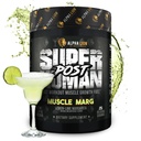 Alpha Lion Superhuman Post Workout Powder, Muscle Builder Drink, Creatine Monohydrate + More for Lean Muscle Growth, Strength & Volume, Supplement for Women & Men (25 Services, Muscle Marg)