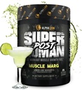 Alpha Lion Superhuman Post Workout Toz, Kas Builder Drink, Kretine Monohidrat + Daha Fazla Lean Kas Büyüme, Güçlü & Cilt, Kadınlar ve Erkekler için Tamam (25 Hizmet, Kas Marg)