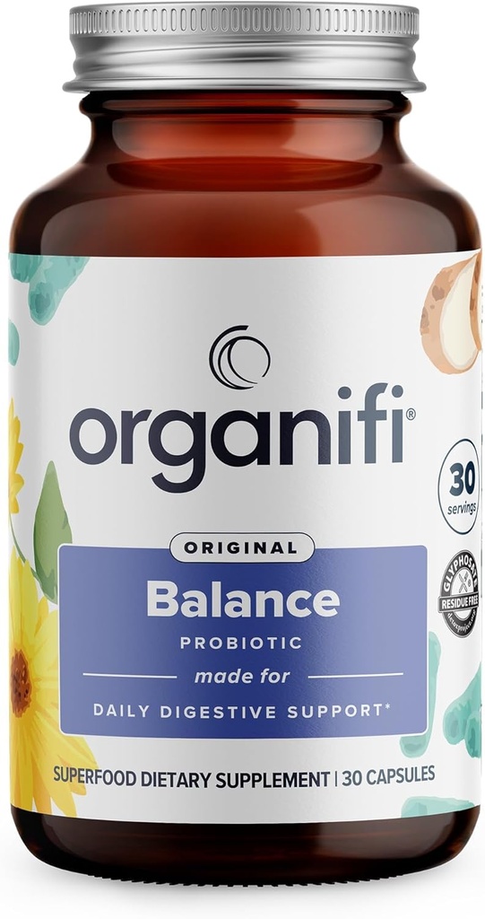 Digestive Health için Organizaller - 5 Resilient Strains, 30 Vegan Capsules