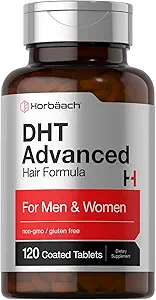 Horbäach İleri Saç Formula | 120 Tabletler | No-GMO ve Gluten Free Hair Formula Mix with Saw Palmetto, Kudzu ve Fo-Ti-Ti
