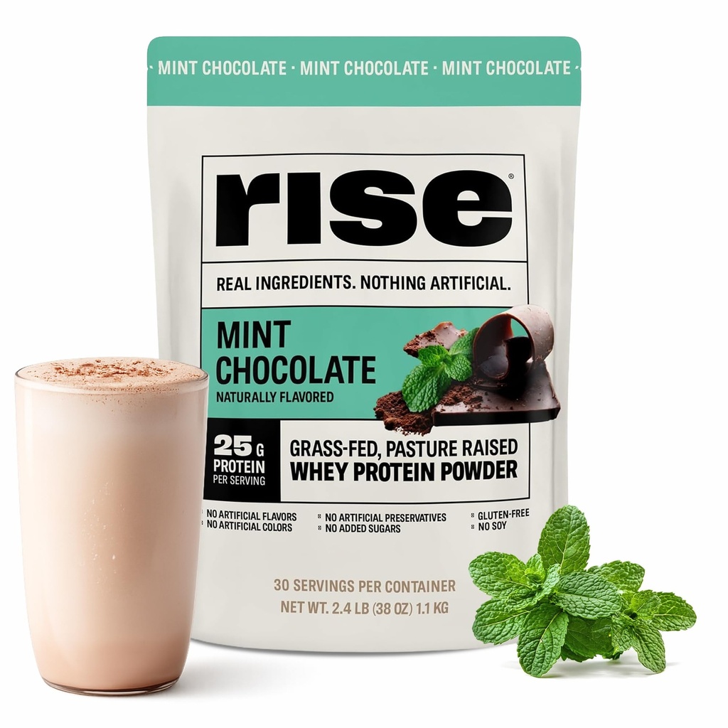Rise Grass-Fed Whey Protein Powder - Σοκολάτα μέντας 