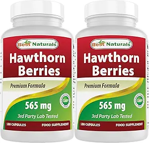 En İyi Doğallar Hawthorn Berry 565 mg 180 Capsules (180 Kont)