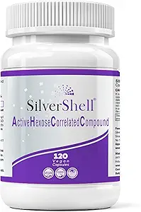 Aktif Hexose Corlev bileşik Supplements - 120 Vegan Caps, 500 mg - Organik Shiitake Mushroom Ekstra Capsules for Immune Support & Natural Immune ATM - Non-GMO & Gluten-Free-Free-GMO & Gluten-Free