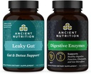 Eski Beslenme Leaky Gut Capsules, 60 Kont + Digestive Enzymes Capsules, 90 Count