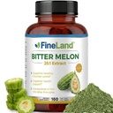 FineLand Bitter Melon 25:1 Extract 12.500mg Strength, 10% Bitter Principles, 160 Vegan Caps, Supports Digestive Health, Standardized and Concented 25X Extract, Non-GMO Made in USA