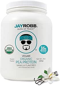 JAYROBB Organik Vegan Vanilla Pea Protein
