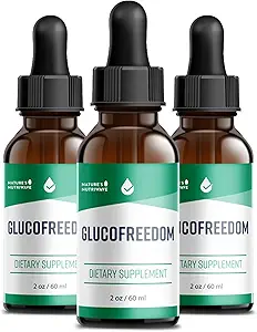 GlucoFreedom Supplement Drops – Plant-Based Liquid Blend with Astragalus & Grape Tohum – Non-GMO, GMP-Cerated, Made in USA – 2oz, 60 ml, 3 Ay Supply