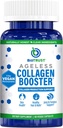 BioTrust Ageless Collagen Branson, içeriden Güçlü Destek Güzellik, Vegan Collagen Builder for Glowing Skin, Gorgeous Saç, Güzel Çiçekler, Sağlıklı Ortaklar, 60 Capsules (30 Hizmet)