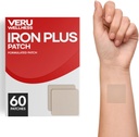 Veru Wellness Iron Plus Daily Patch - Υποστήριξη για την έλλειψη σιδήρου - Επίπεδα αίματος και ενέργειας (60 Ημέρα)