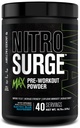 Jacked Factory Nitrosurge Max High Performance Pre Workout Toz - Intense Focus, Pumps, Smooth Energy, Endurance - 40 Hizmet, Elektrikli Blue Raspberry