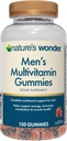 Nature's Wonder Men's Multivitamin Gummies, Supports Immune Health, Energy, Metabolism and Muscles with Vitamins A,C,D,B6,B12, 150 Men's Daily Multivitamin Gummies, 75 Day Supply