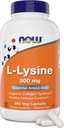 Τώρα L-Lysine 500 mg, 360 κάψουλες χορτοφάγων