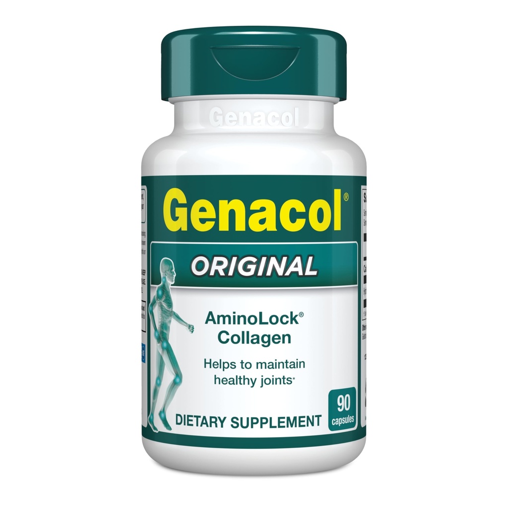 Genacol Original – Ultra-Hydrolyzed Collagen, ile Collagen Supplement, Ortaklar ve Dizler için Ortak Sağlık, 90 Capsules (30-Day Supply)