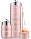 Mossime Metal Seyahat Pill Organizer, Portre 7 Günlük Vitamin Organize edilebilir, Su geçirmez 1 Zamanlar Bir Gün Pill Box, Büyük Pill Konteyner, Günlük Tıp Vitamini, Balık Yağı, Tamamlayıcı