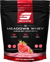 Granit Supplements The Meadows Whey proteini, 150 Calories, 2g Fiber, 1g Sugar (30 hizmet), Fresh Strawberry Flavor