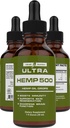 Hemp Oil Extract with Omega 3, 6 & 9 - Natural Hemp Extract Oil Drops (500mg)